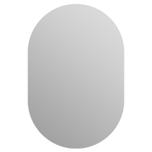 Pill Shaped Glass Wall Mirror
